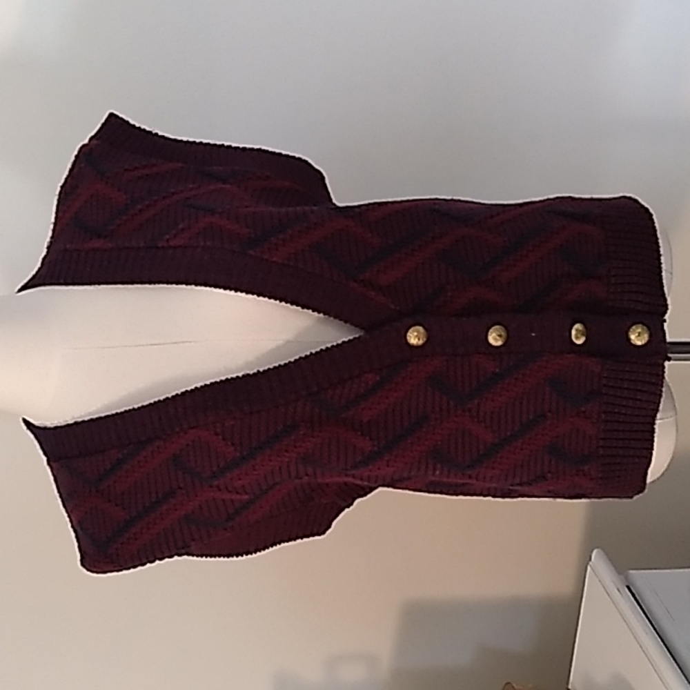 Vintage Cricket Lane grandpa cardigan sweater vest made in USA 🇺🇸